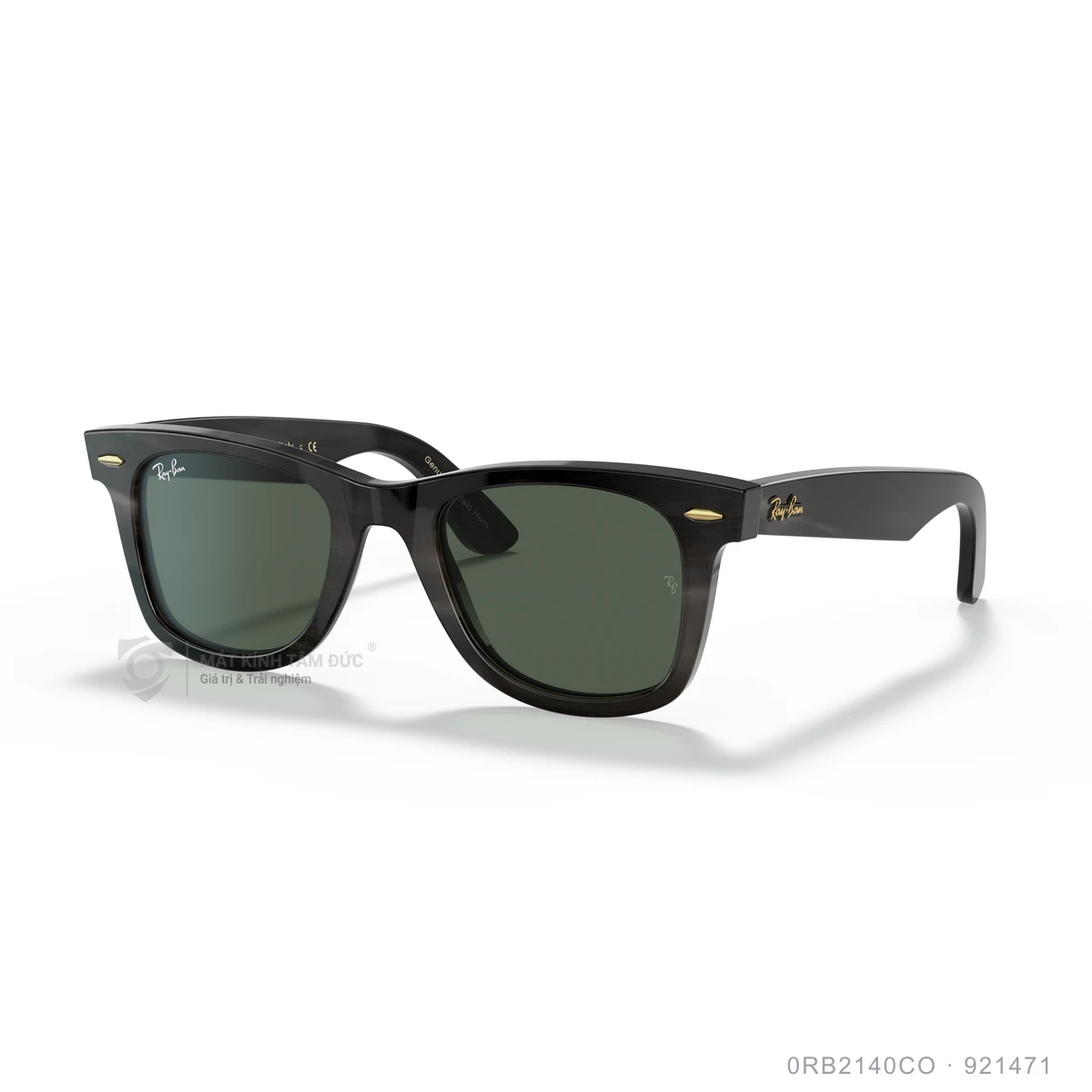 Chi tiết góc nghiêng Kính mát Rayban 0RB2140CO