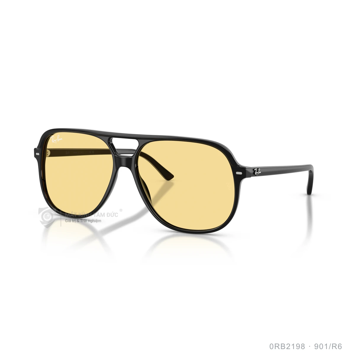 Chi tiết góc nghiêng Kính mát Rayban 0RB2198