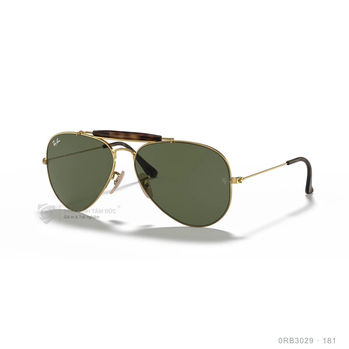 Chi tiết góc nghiêng Kính mát Rayban 0RB3029