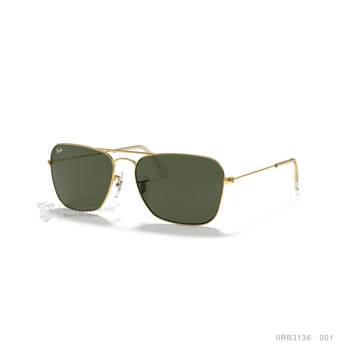 Chi tiết góc nghiêng Kính mát Rayban 0RB3136