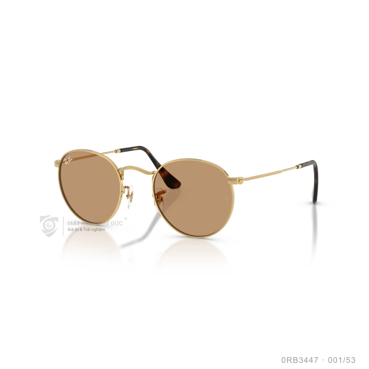 Chi tiết góc nghiêng Kính mát Rayban 0RB3447