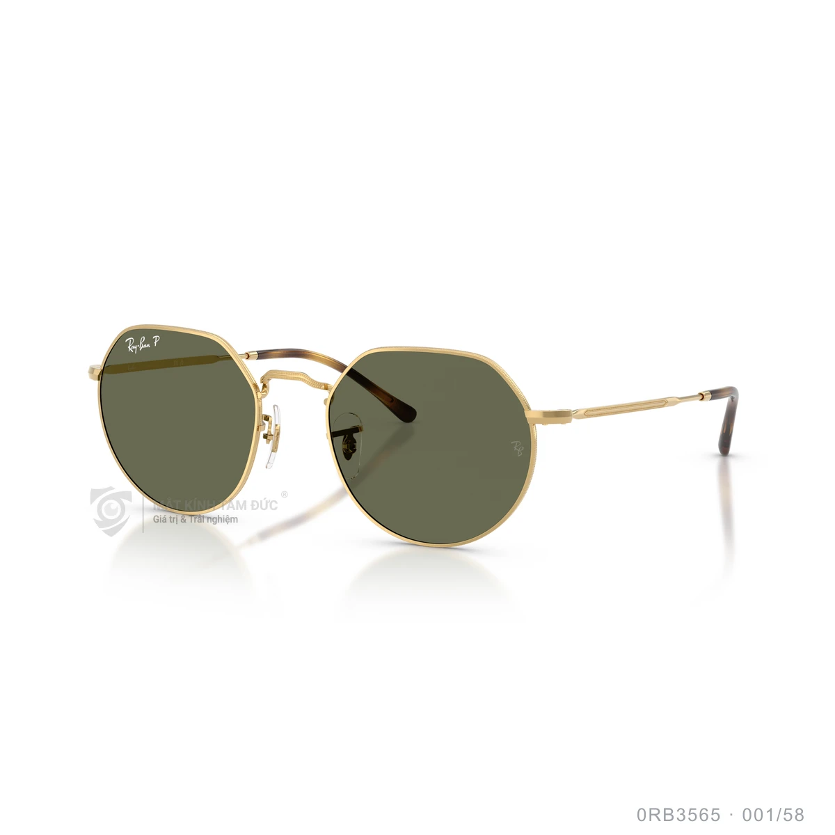 Chi tiết góc nghiêng Kính mát Rayban 0RB3565