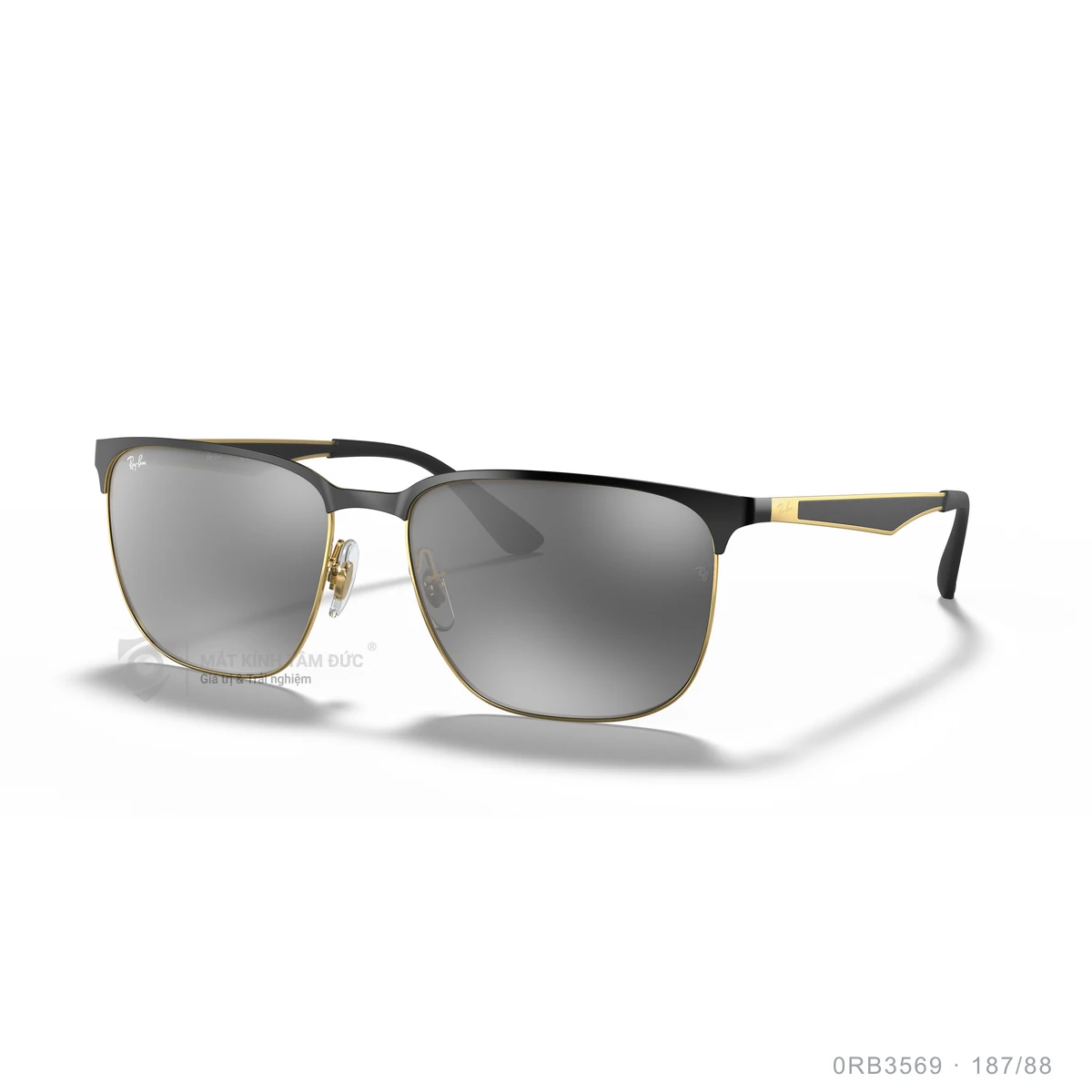 Chi tiết góc nghiêng Kính mát Rayban 0RB3569