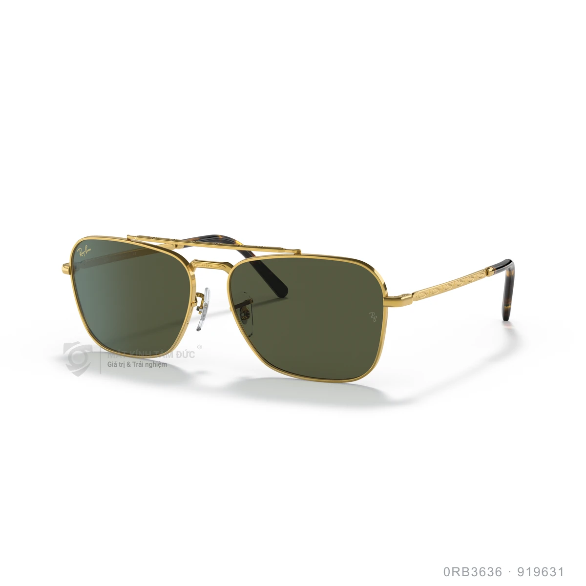 Chi tiết góc nghiêng Kính mát Rayban 0RB3636