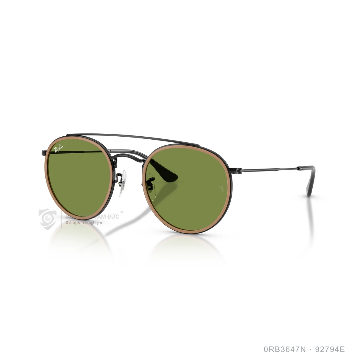 Chi tiết góc nghiêng Kính mát Rayban 0RB3647N