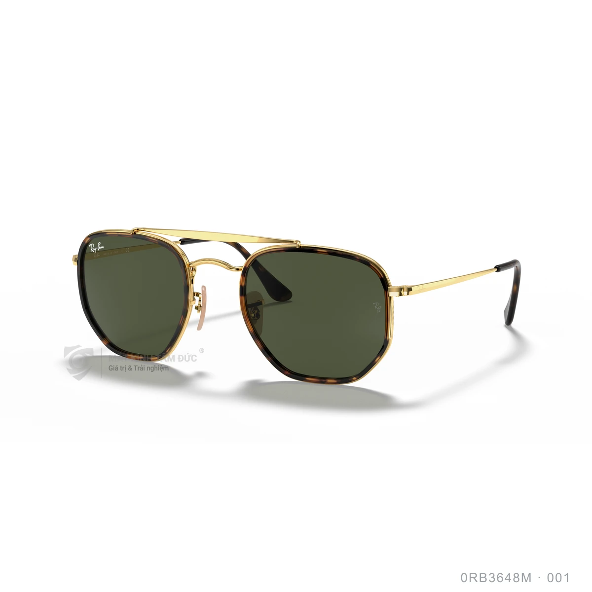 Chi tiết góc nghiêng Kính mát Rayban 0RB3648M