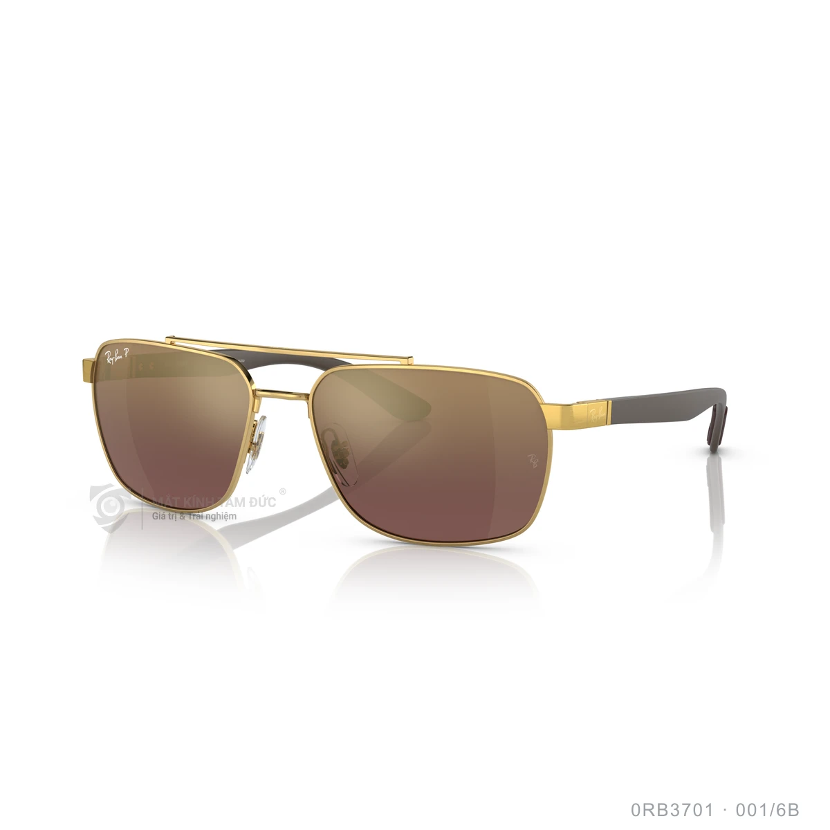 Chi tiết góc nghiêng Kính mát Rayban 0RB3701