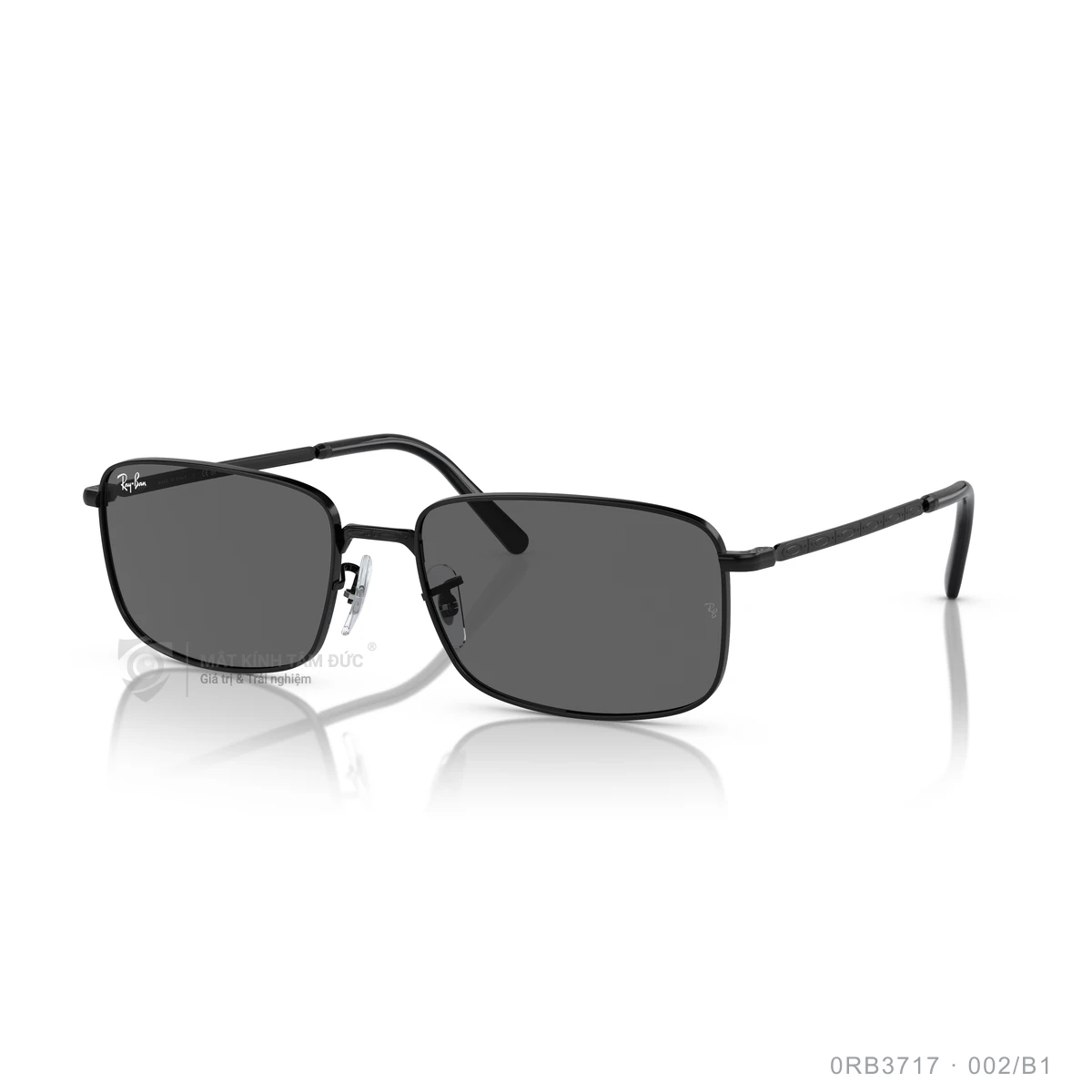 Chi tiết góc nghiêng Kính mát Rayban 0RB3717