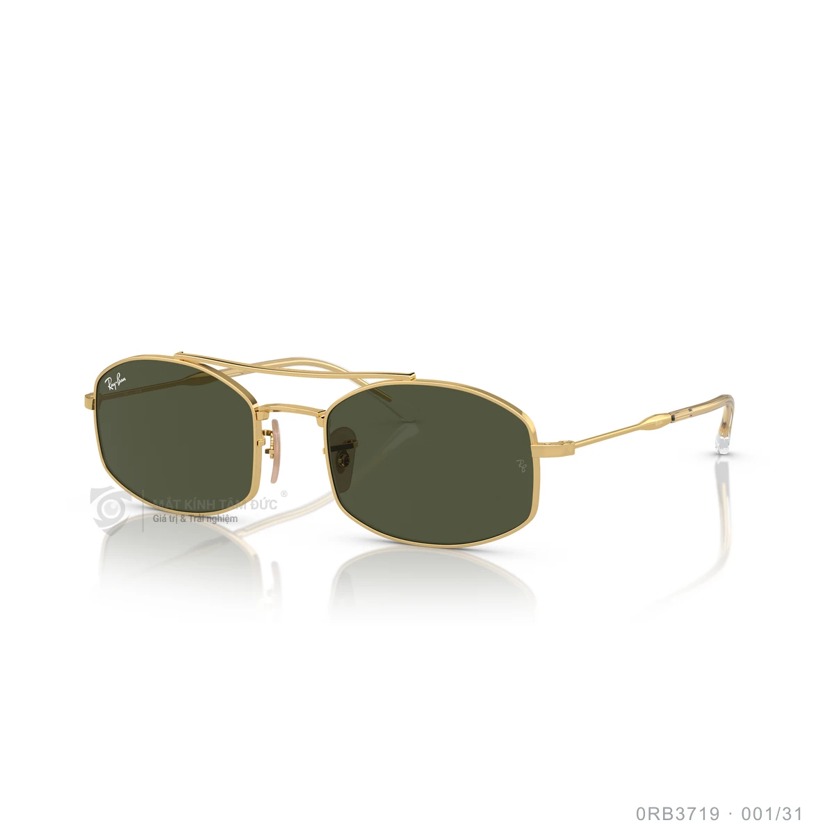 Chi tiết góc nghiêng Kính mát Rayban 0RB3719