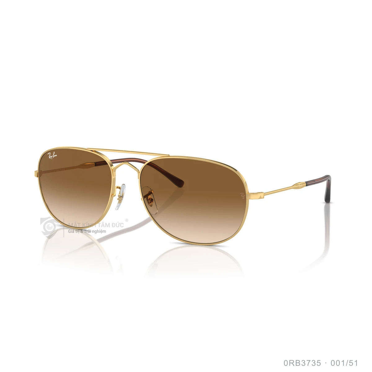 Chi tiết góc nghiêng Kính mát Rayban 0RB3735