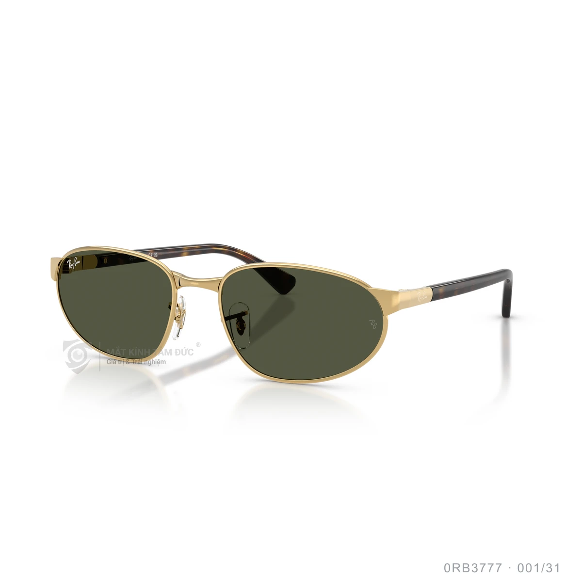 Chi tiết góc nghiêng Kính mát Rayban 0RB3777