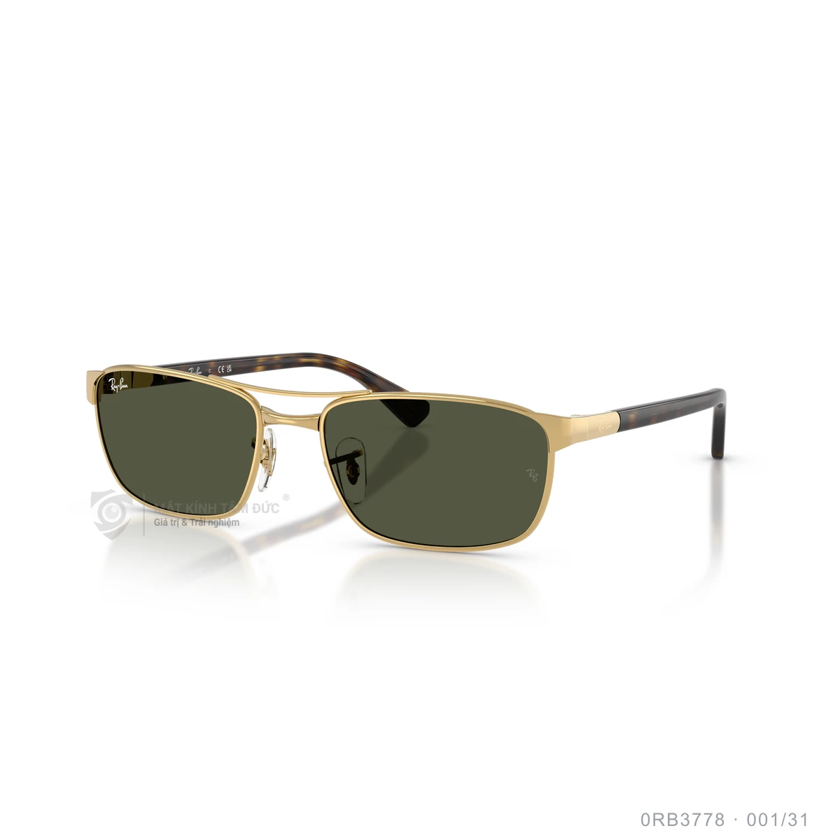 Chi tiết góc nghiêng Kính mát Rayban 0RB3778