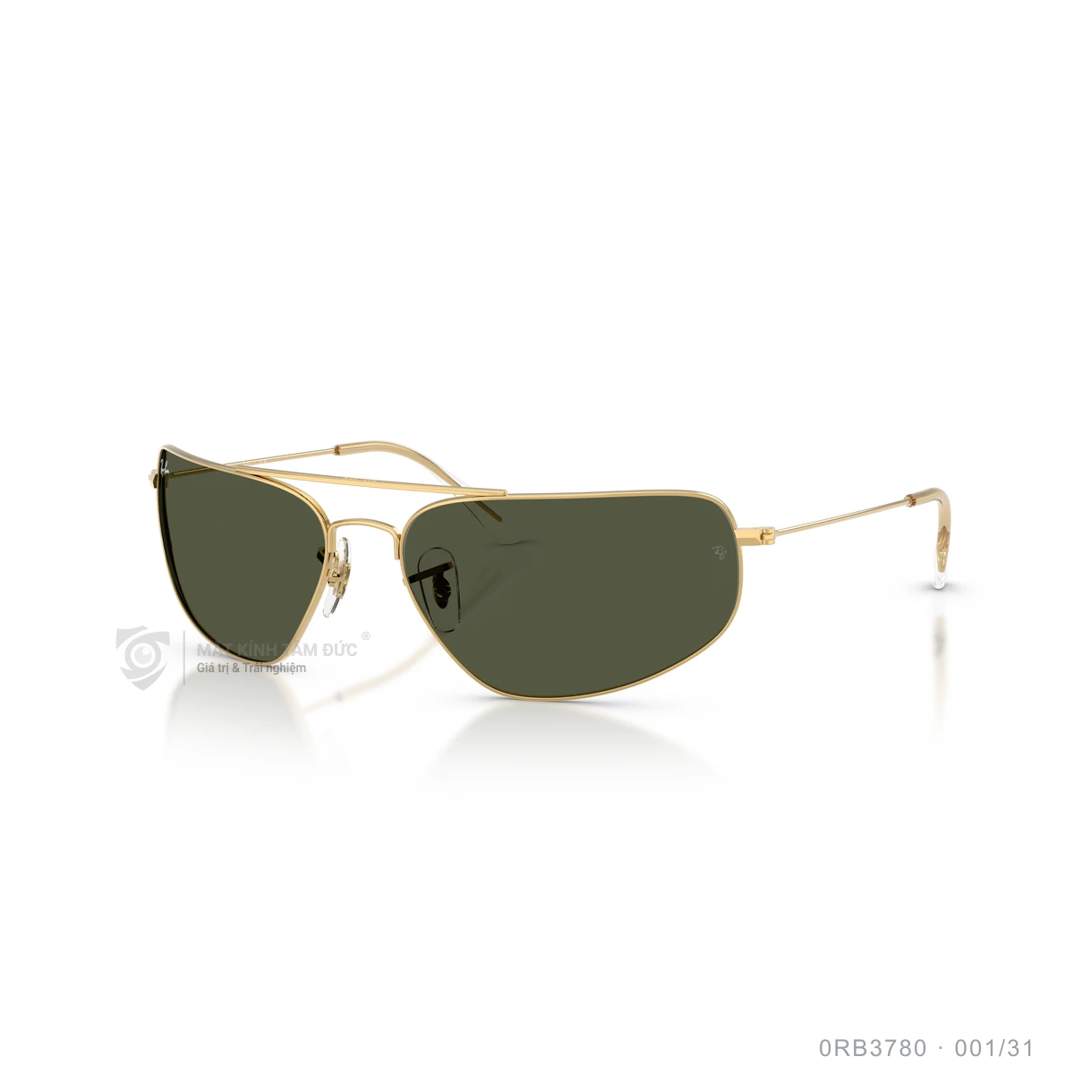 Chi tiết góc nghiêng Kính mát Rayban 0RB3780