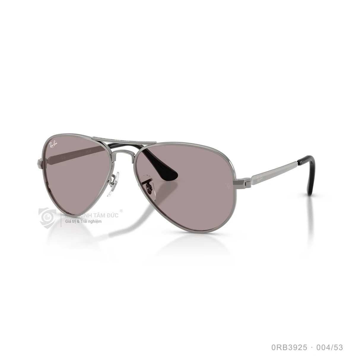 Chi tiết góc nghiêng Kính mát Rayban 0RB3925