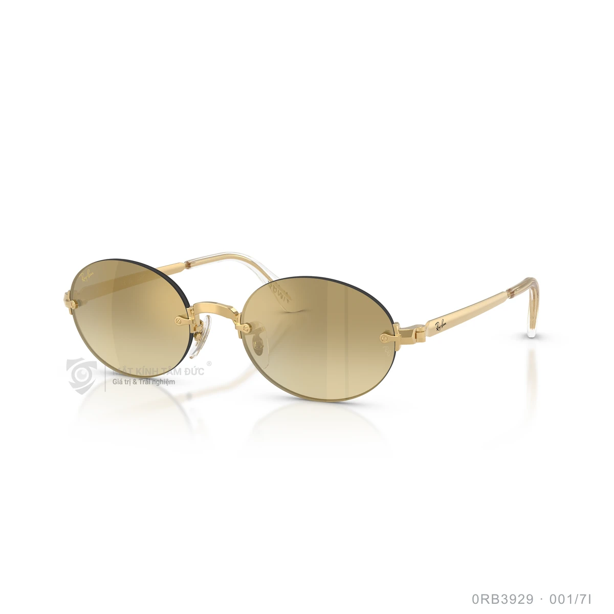 Chi tiết góc nghiêng Kính mát Rayban 0RB3929
