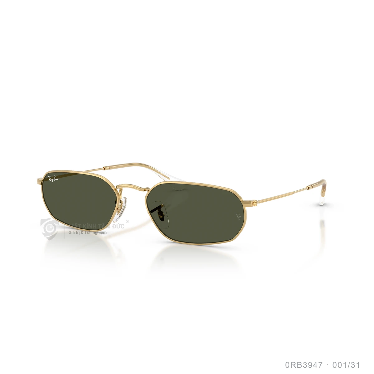Chi tiết góc nghiêng Kính mát Rayban 0RB3947