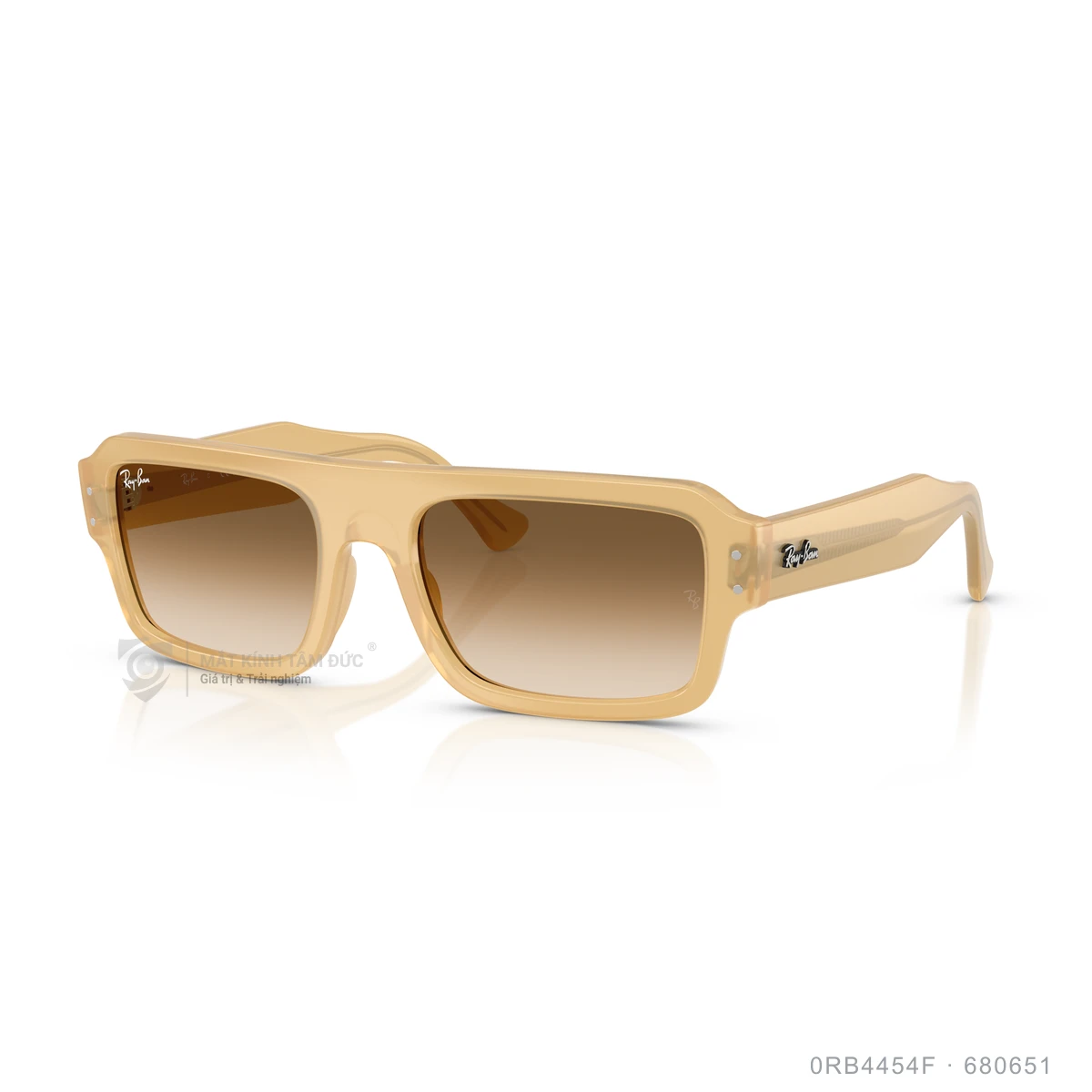 Chi tiết góc nghiêng Kính mát Rayban 0RB4454F