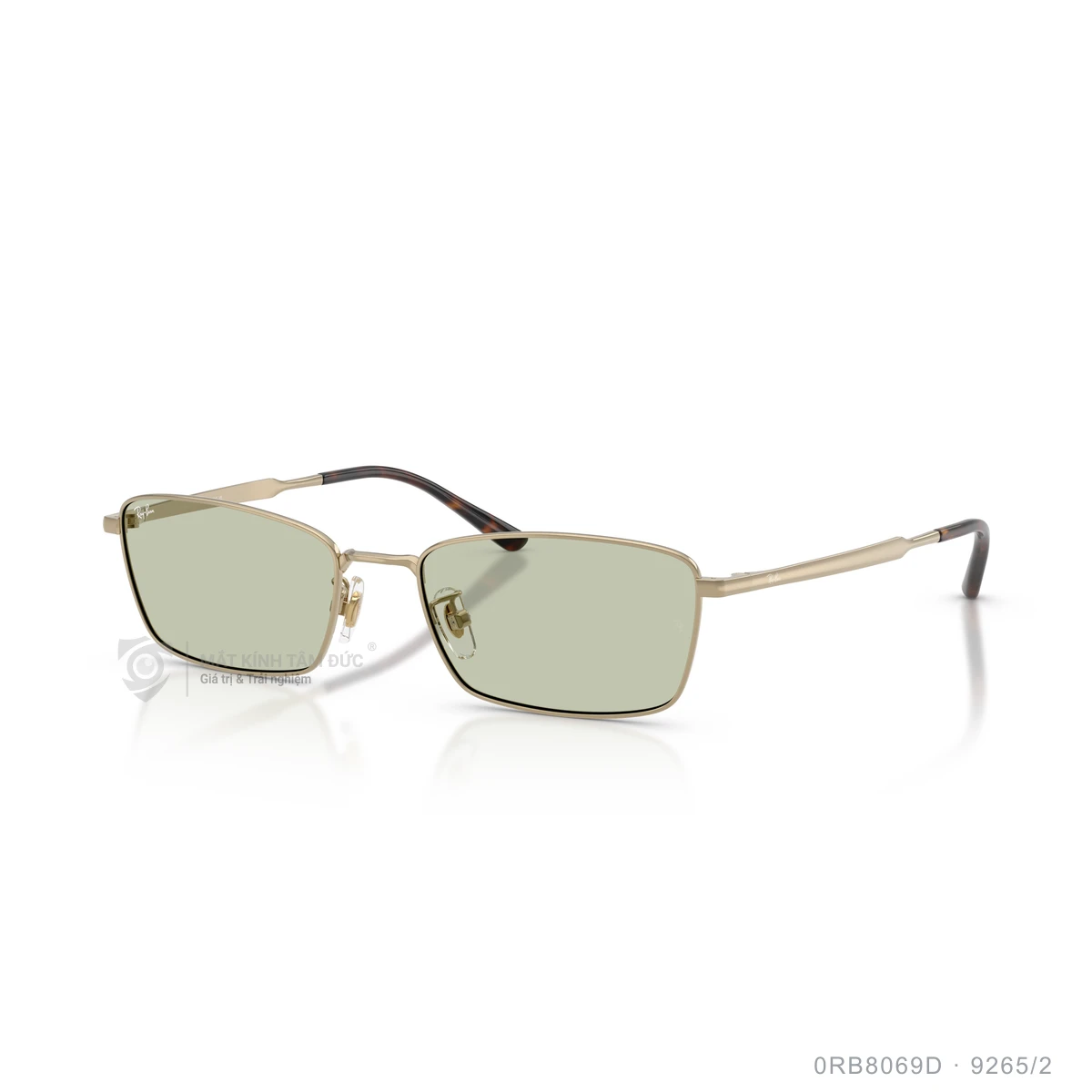 Chi tiết góc nghiêng Kính mát Rayban 0RB8069D