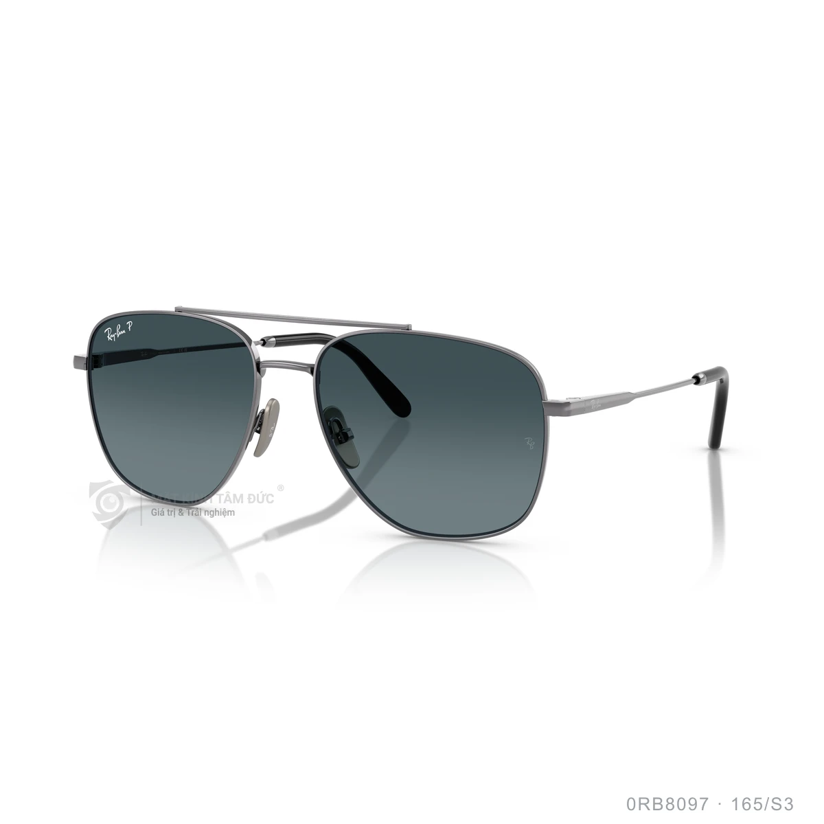 Chi tiết góc nghiêng Kính mát Rayban 0RB8097