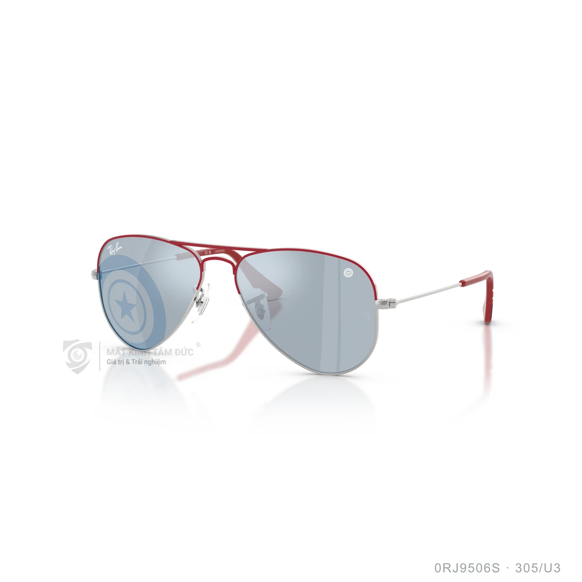 Chi tiết góc nghiêng Kính mát Rayban 0RJ9506S