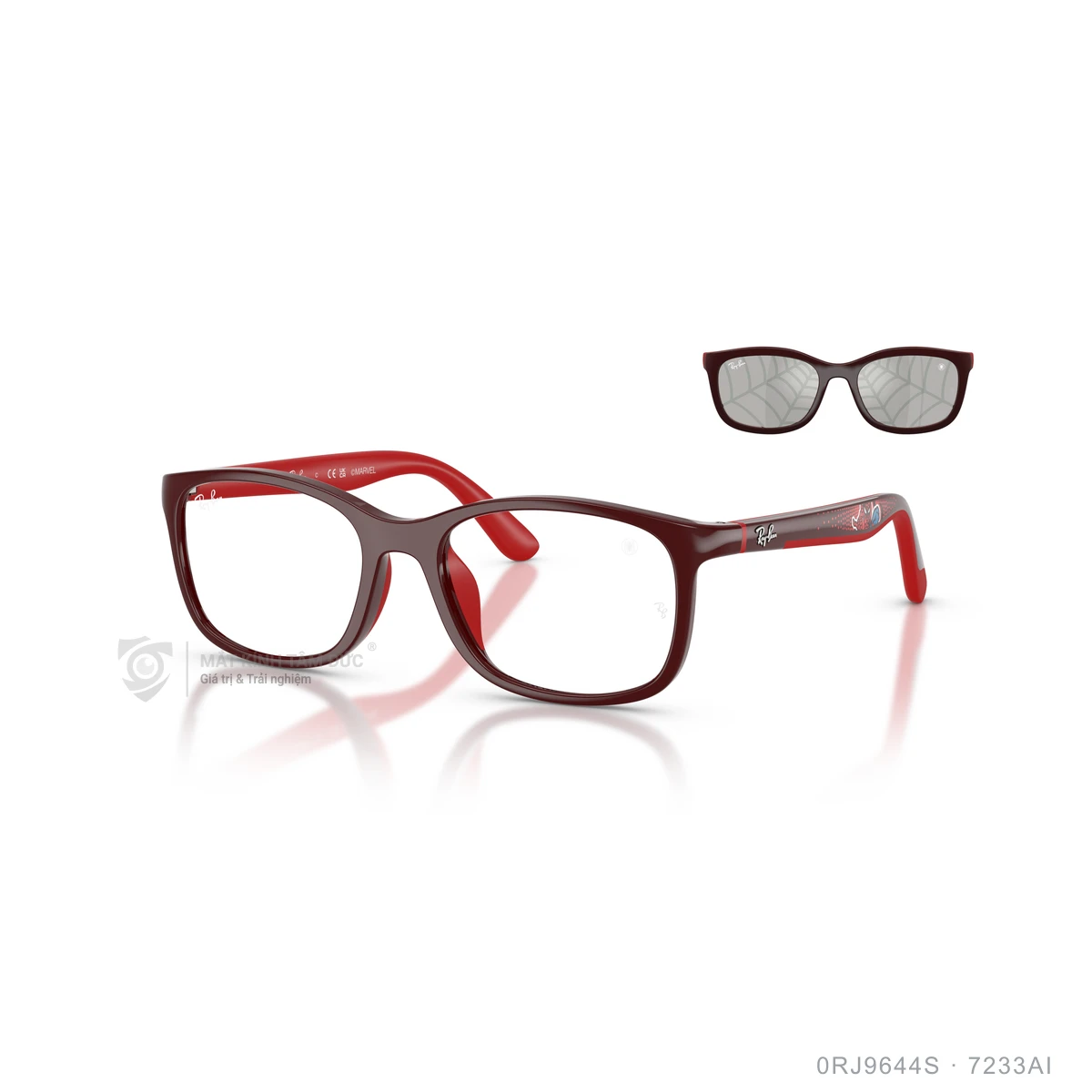 Chi tiết góc nghiêng Kính mát Rayban 0RJ9644S