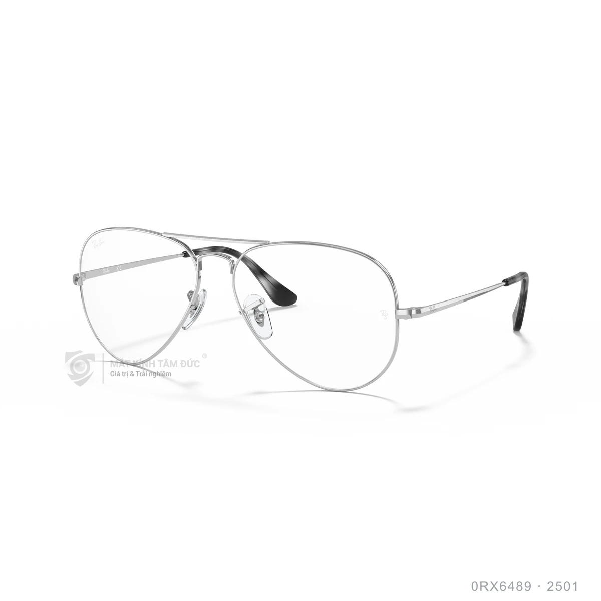 Chi tiết góc nghiêng Gọng kính Rayban 0RX6489