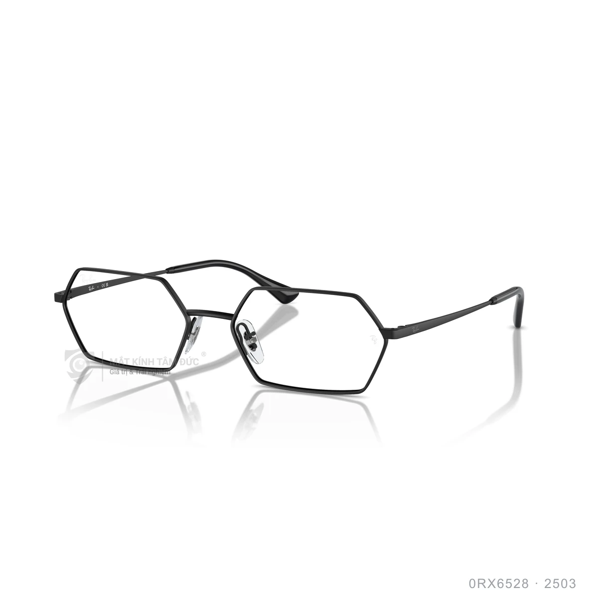 Chi tiết góc nghiêng Gọng kính Rayban 0RX6528