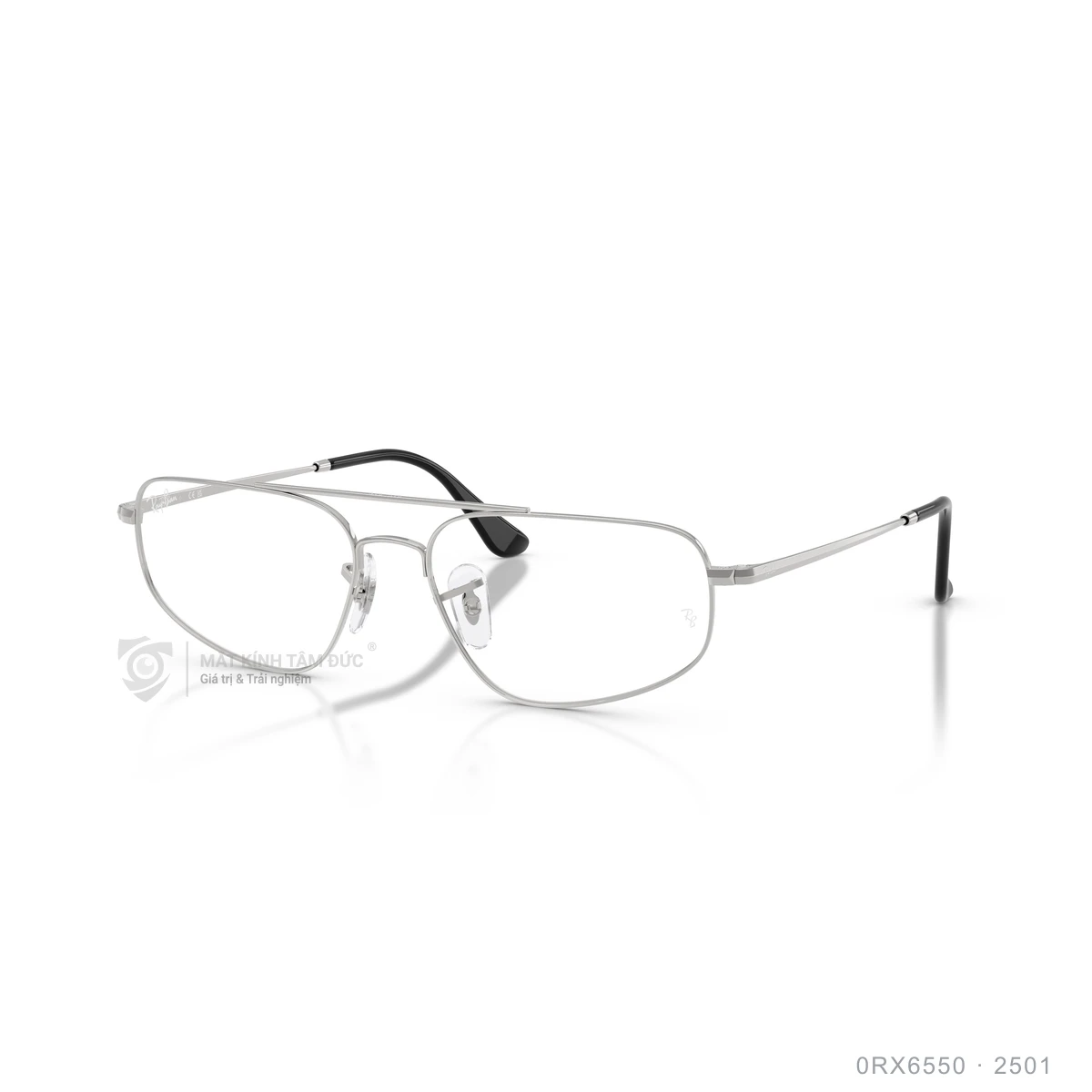 Chi tiết góc nghiêng Gọng kính Rayban 0RX6550