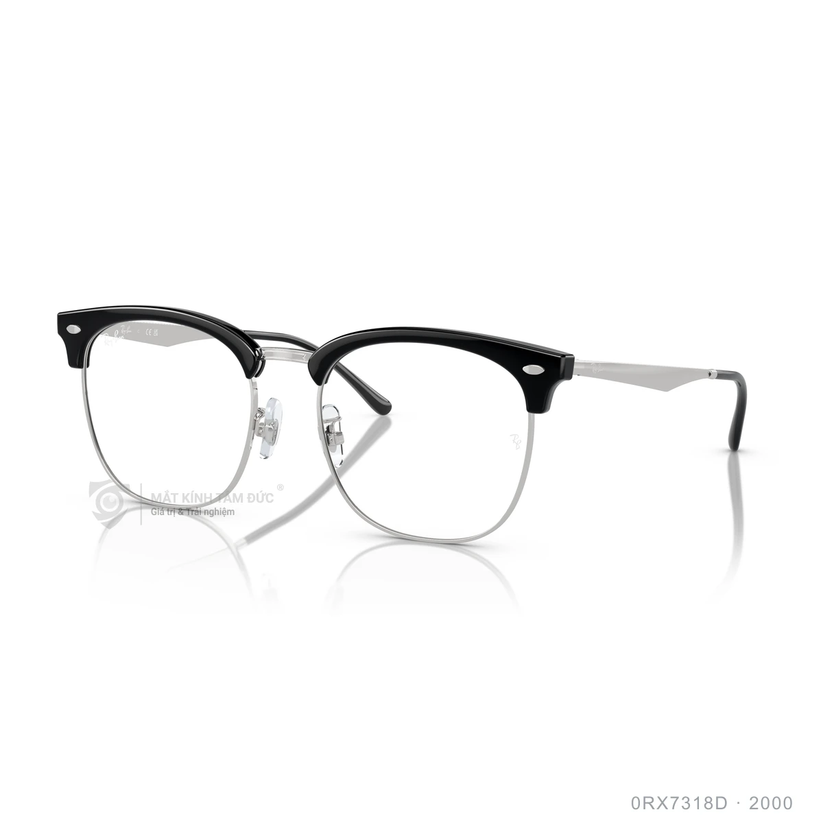 Chi tiết góc nghiêng Gọng kính Rayban 0RX7318D
