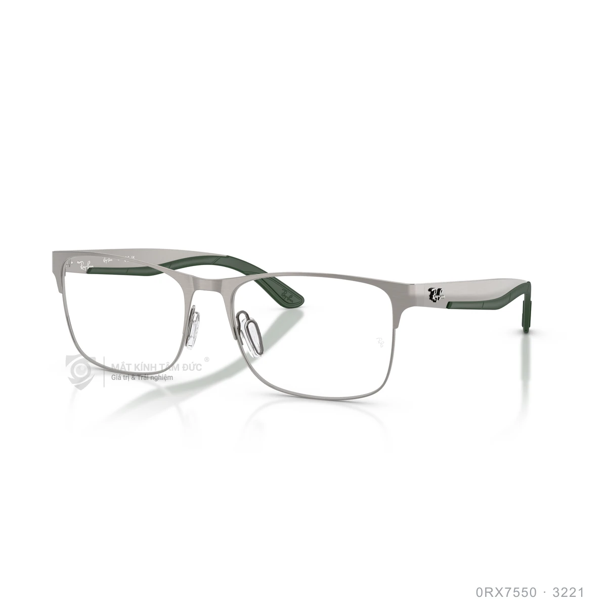 Chi tiết góc nghiêng Gọng kính Rayban 0RX7550