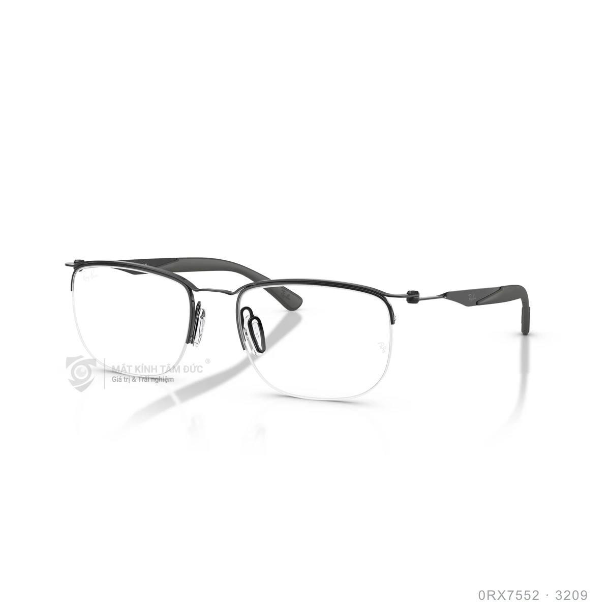 Chi tiết góc nghiêng Gọng kính Rayban 0RX7552