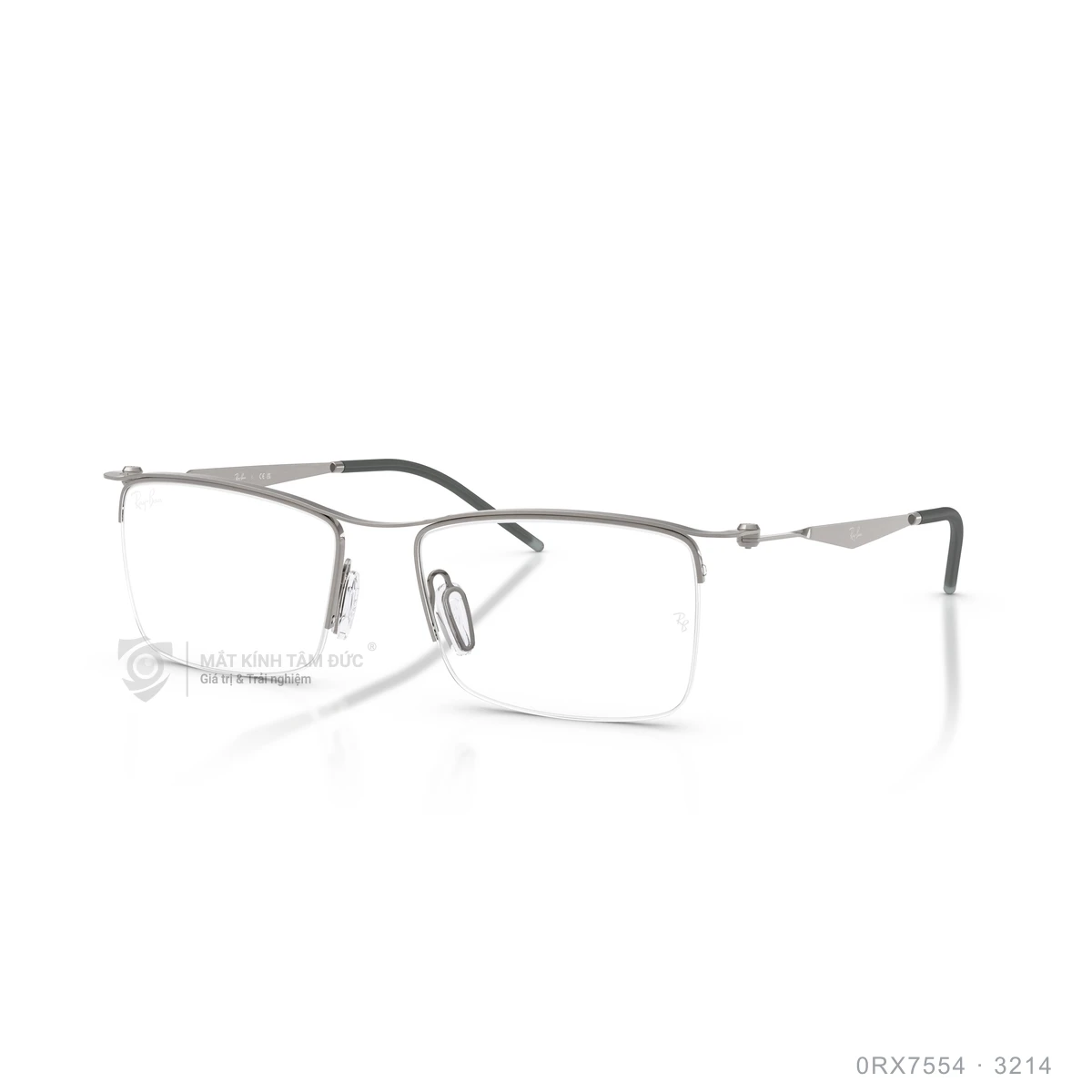 Chi tiết góc nghiêng Gọng kính Rayban 0RX7554