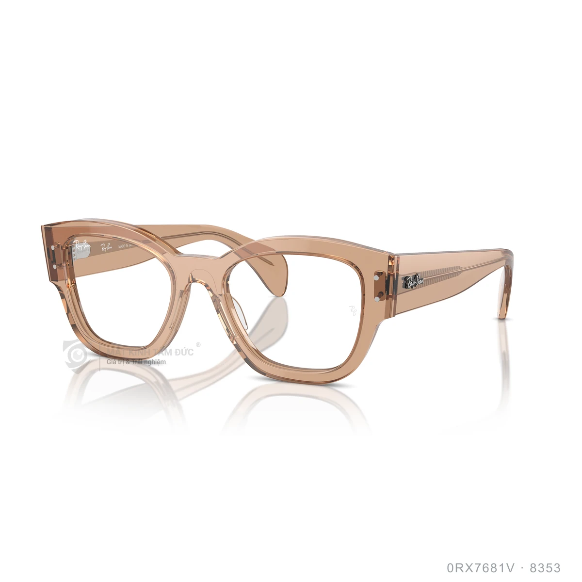 Chi tiết góc nghiêng Gọng kính Rayban 0RX7681V