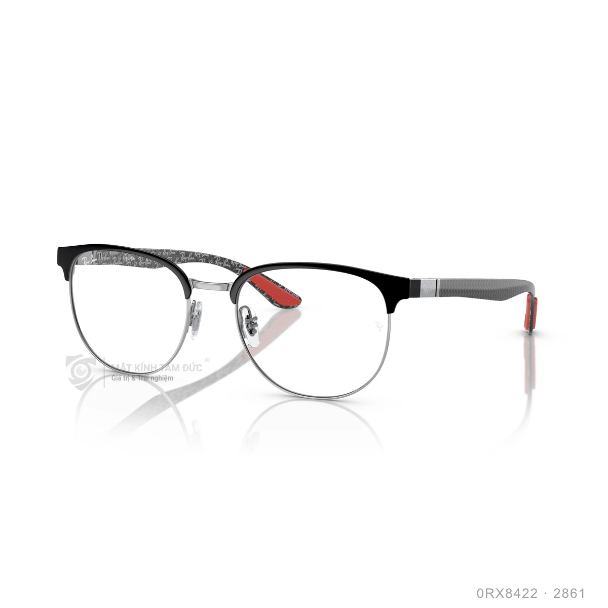 Chi tiết góc nghiêng Gọng kính Rayban 0RX8422
