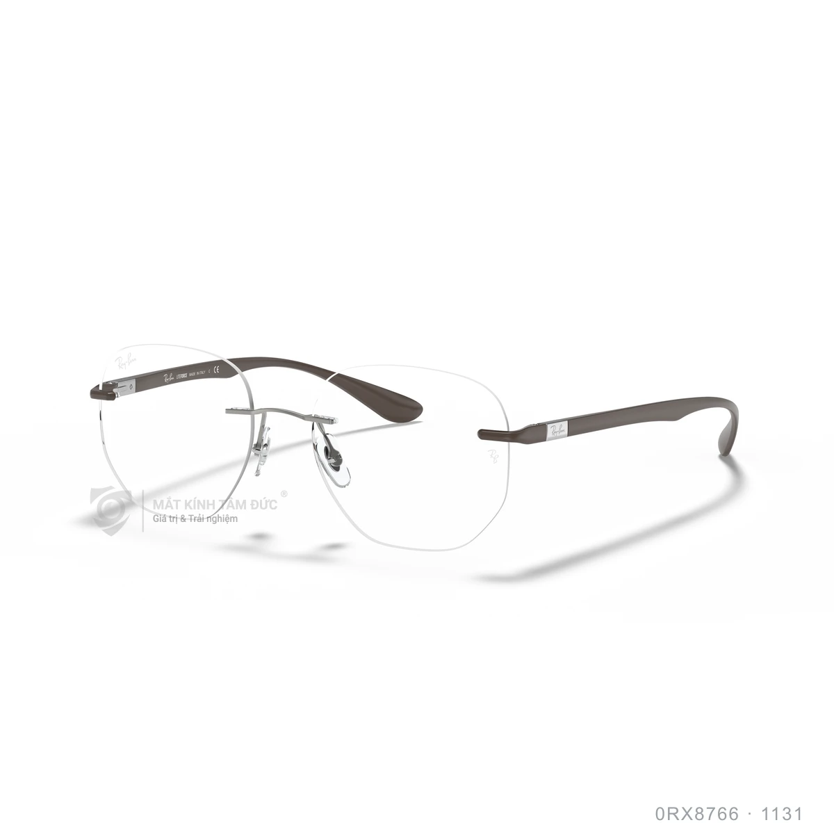 Chi tiết góc nghiêng Gọng kính Rayban 0RX8766