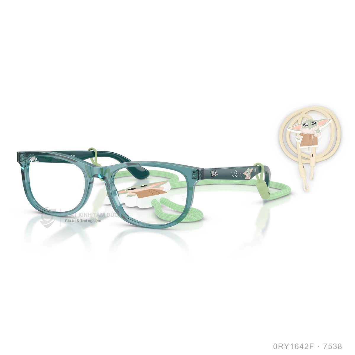 Chi tiết góc nghiêng Gọng kính Rayban 0RY1642F