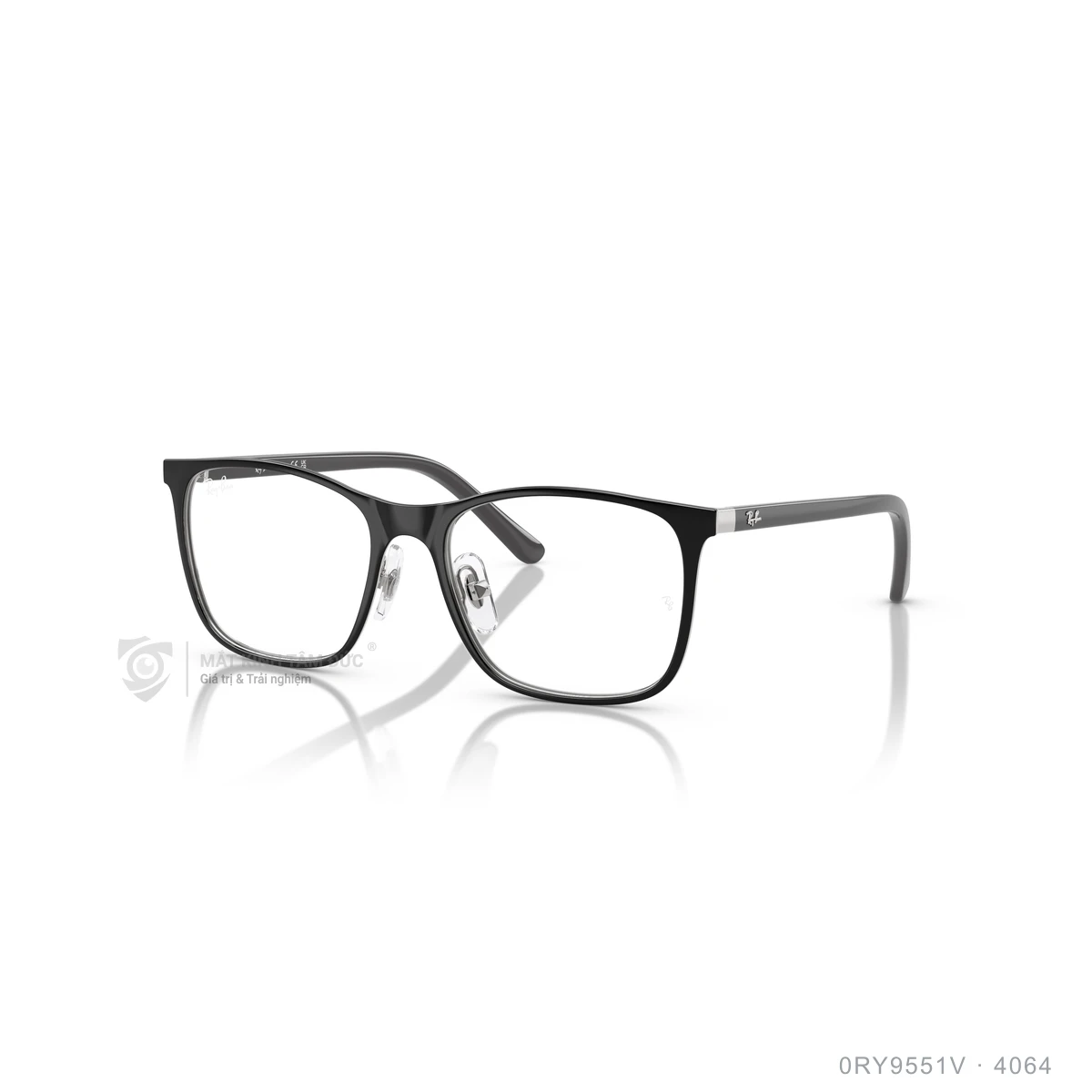 Chi tiết góc nghiêng Gọng kính Rayban 0RY9551V