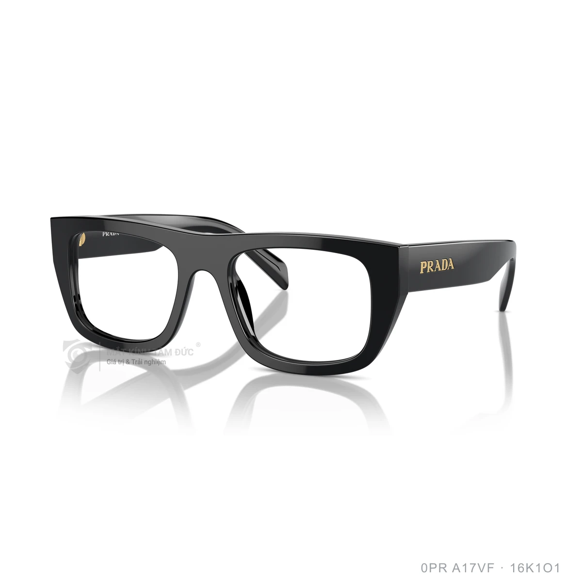 Chi tiết góc nghiêng Gọng kính Prada 0PR A17VF