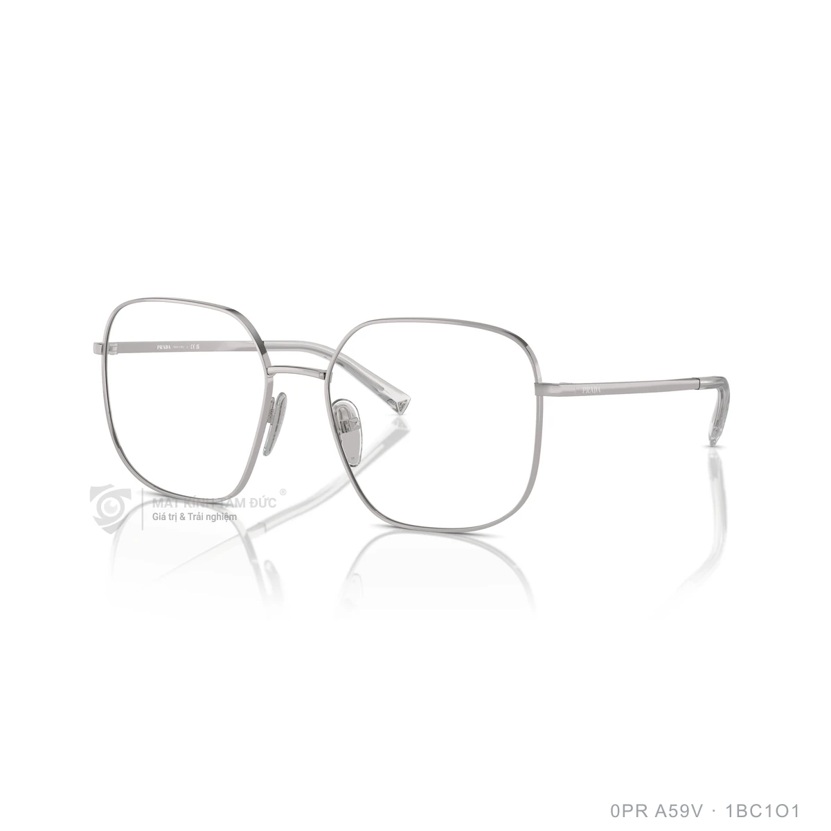 Chi tiết góc nghiêng Gọng kính Prada 0PR A59V