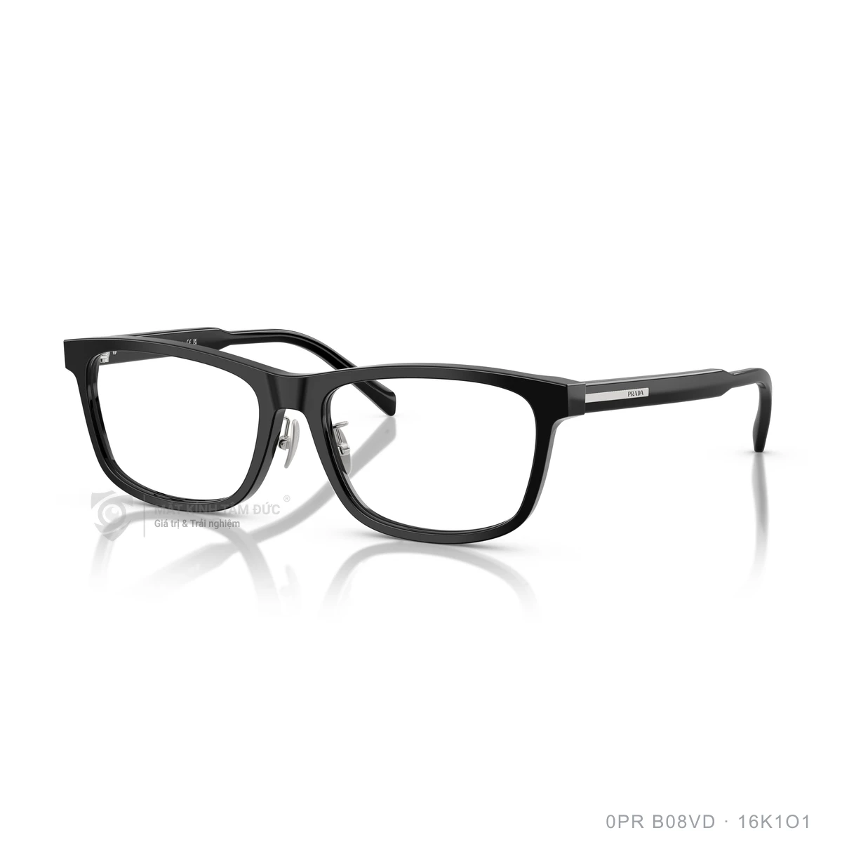 Chi tiết góc nghiêng Gọng kính Prada 0PR B08VD