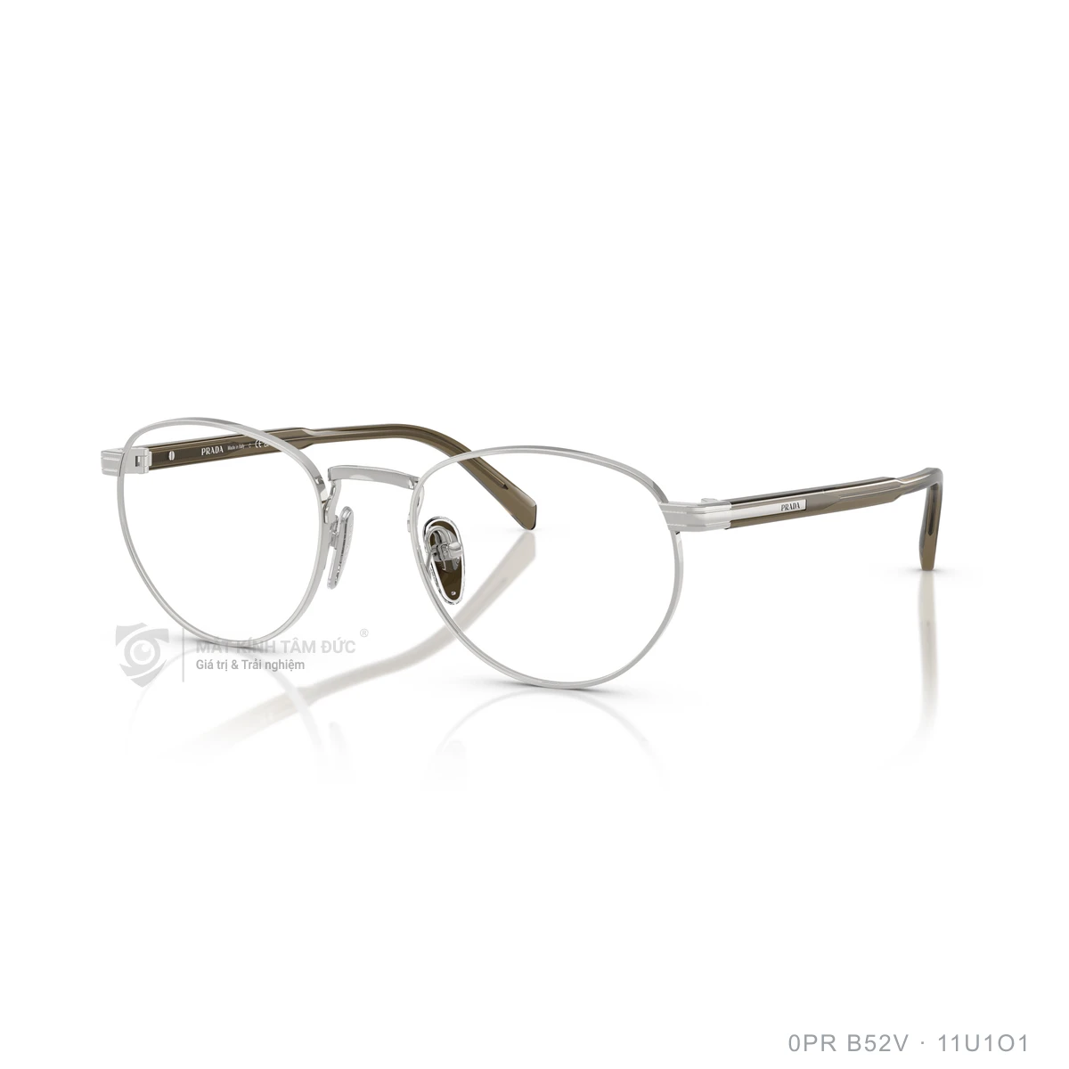 Chi tiết góc nghiêng Gọng kính Prada 0PR B52V