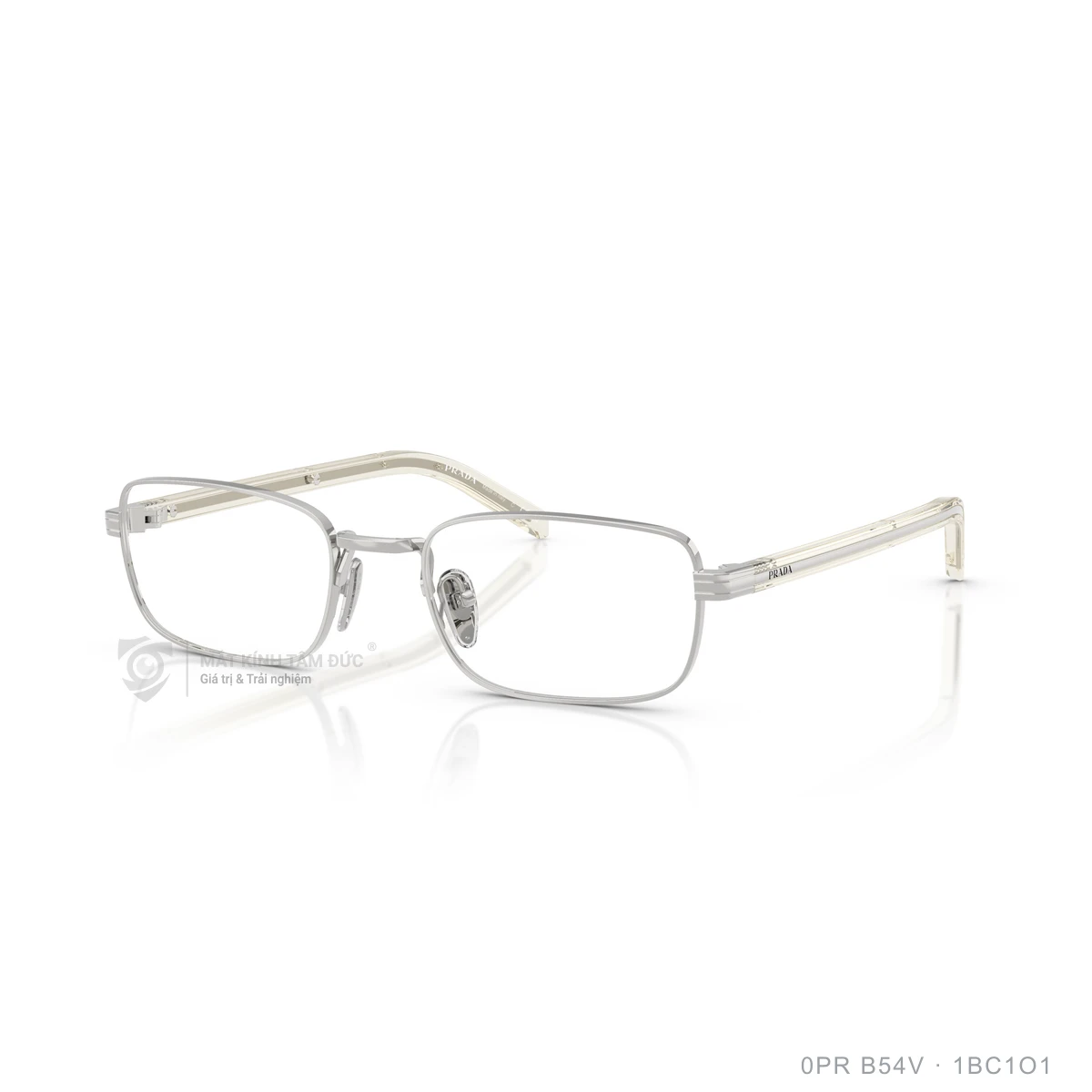 Chi tiết góc nghiêng Gọng kính Prada 0PR B54V