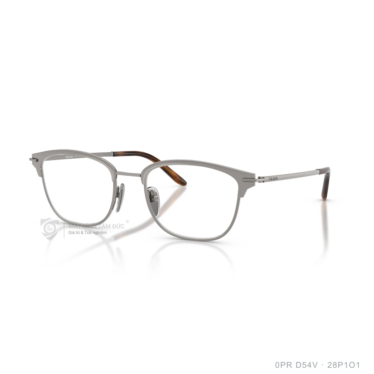 Chi tiết góc nghiêng Gọng kính Prada 0PR D54V