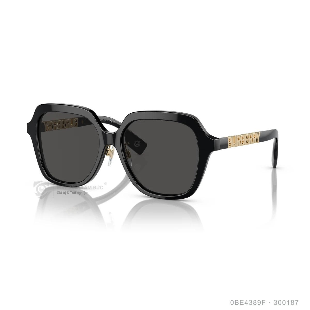 Chi tiết góc nghiêng Kính mát Burberry 0BE4389F