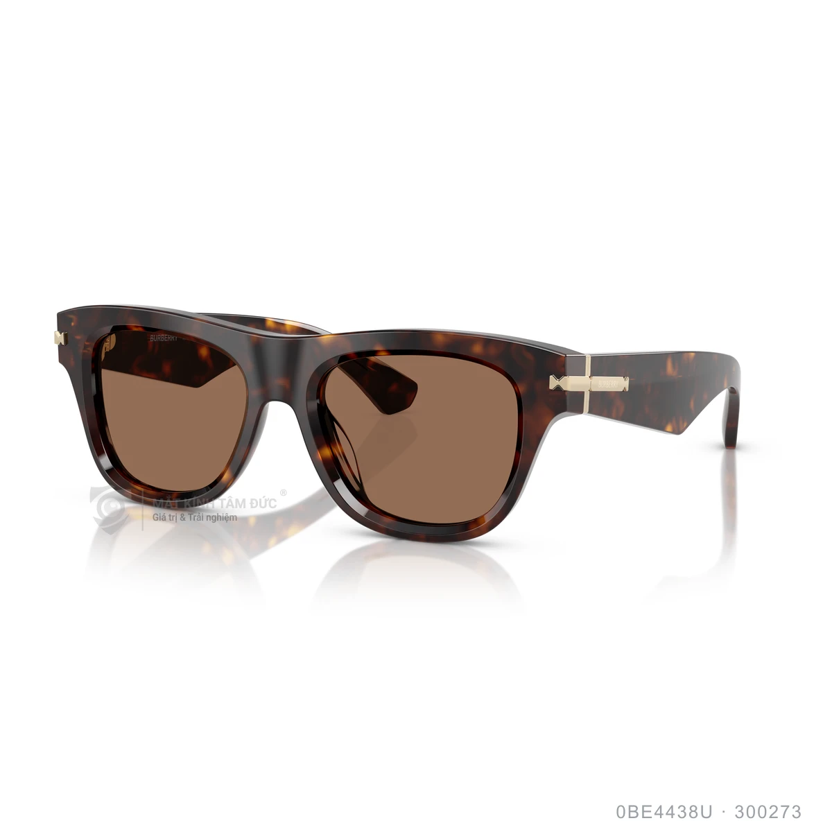 Chi tiết góc nghiêng Kính mát Burberry 0BE4438U