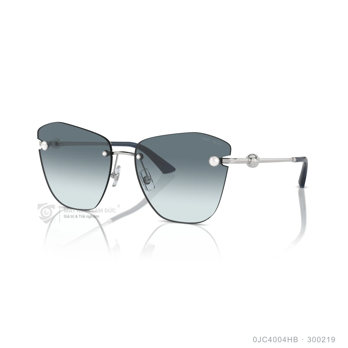 Chi tiết góc nghiêng Kính mát Jimmy Choo 0JC4004HB