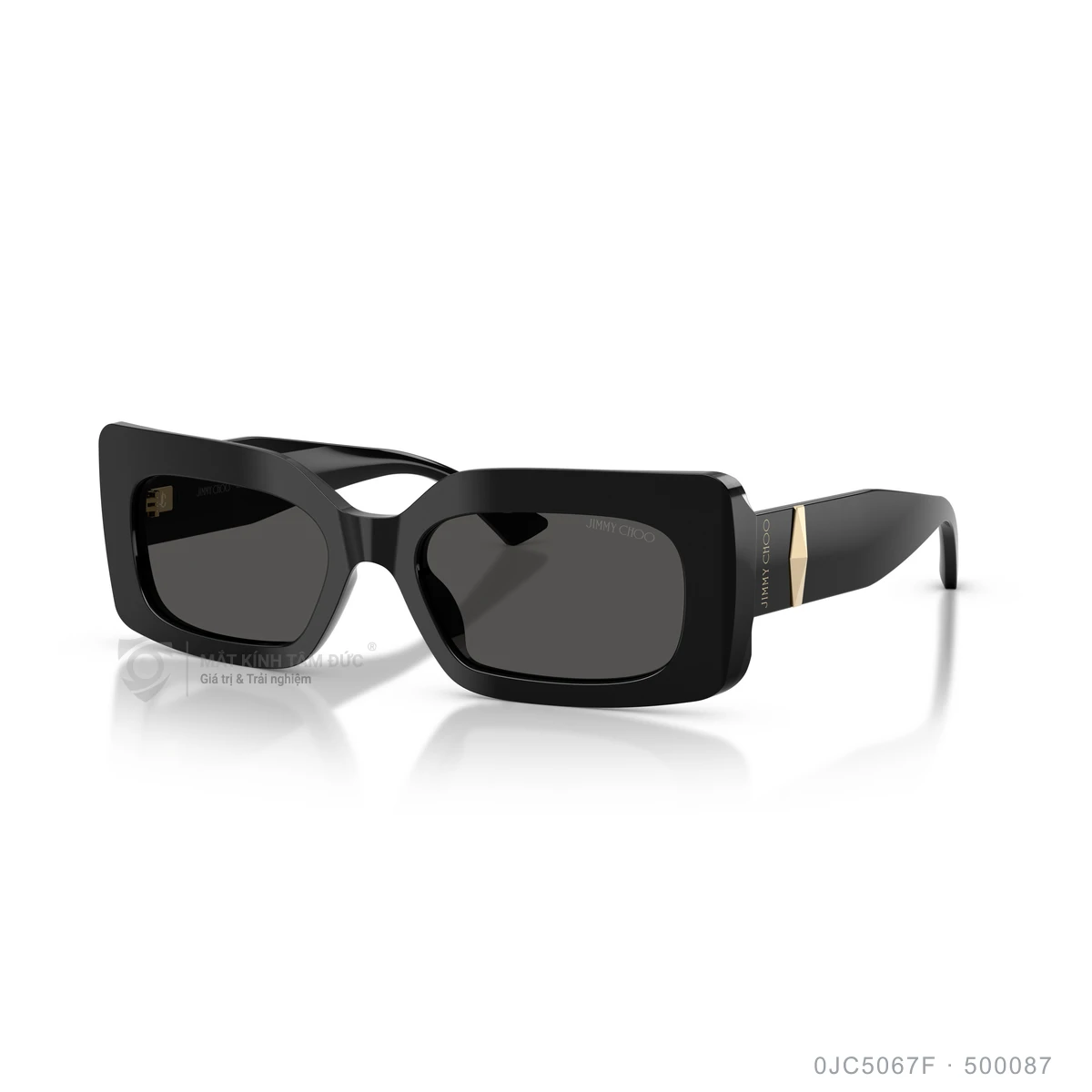 Chi tiết góc nghiêng Kính mát Jimmy Choo 0JC5067F