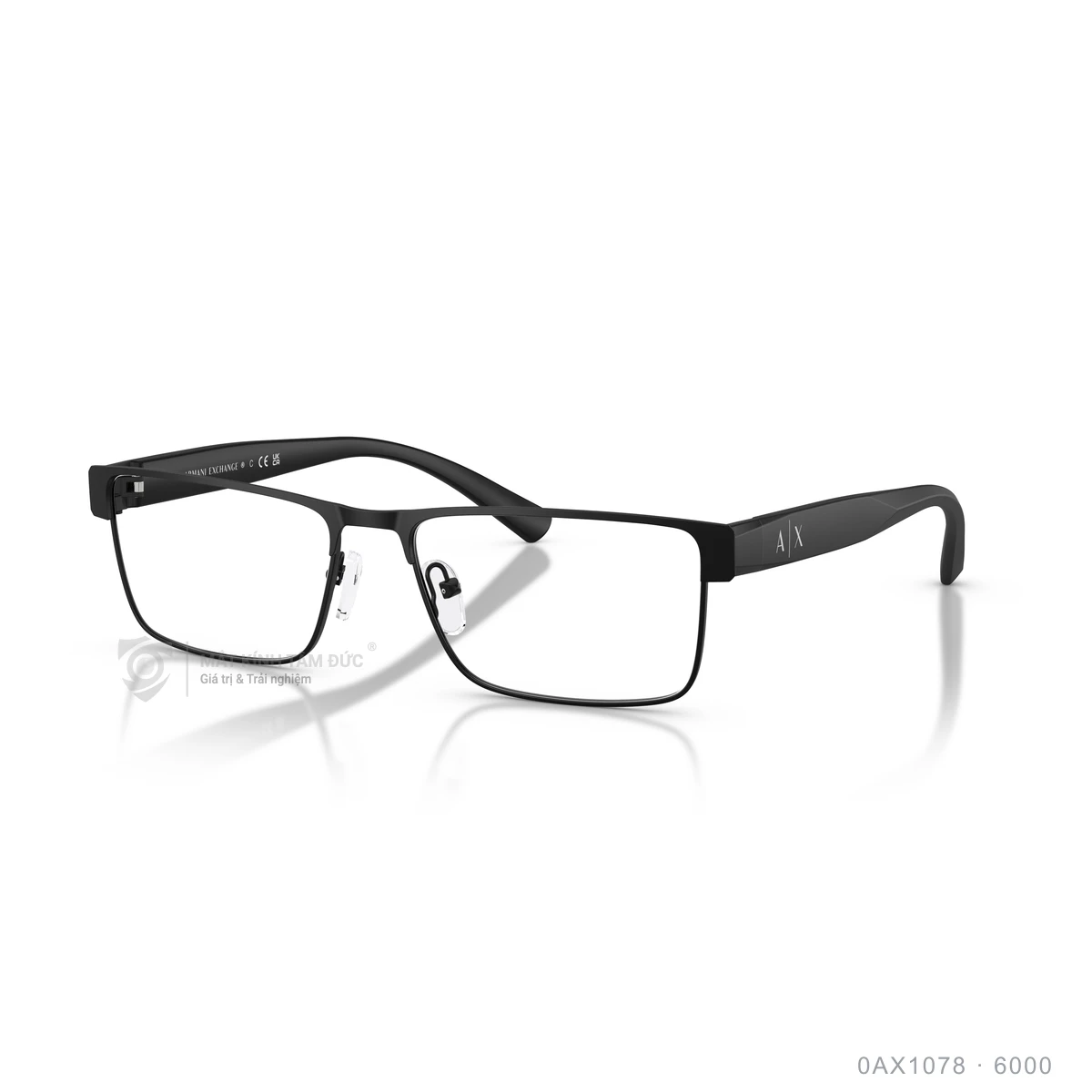 Chi tiết góc nghiêng Gọng kính Armani Exchange 0AX1078