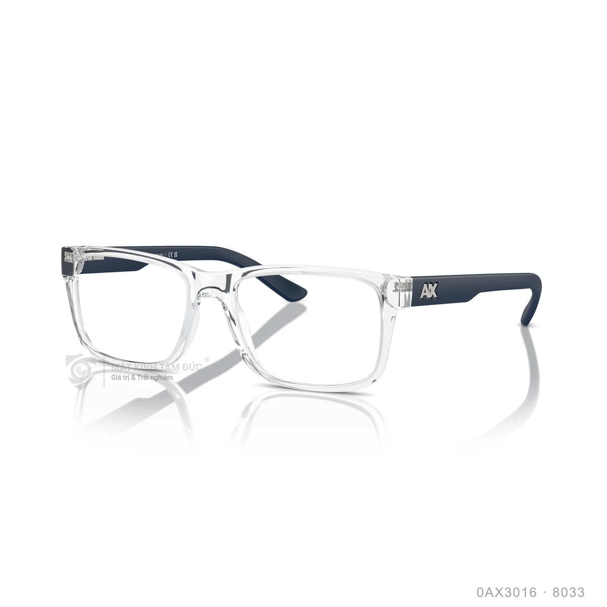 Chi tiết góc nghiêng Gọng kính Armani Exchange 0AX3016