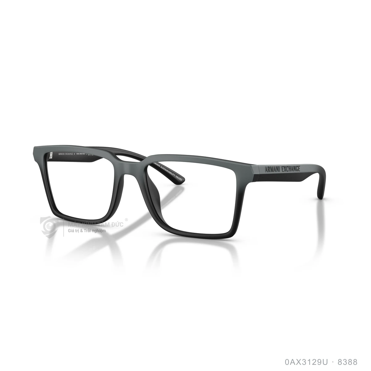 Chi tiết góc nghiêng Gọng kính Armani Exchange 0AX3129U
